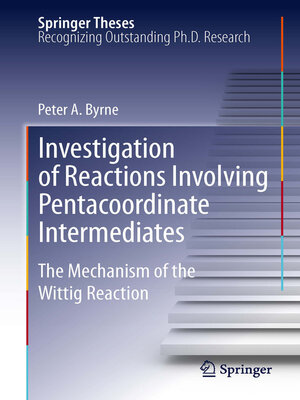 cover image of Investigation of Reactions Involving Pentacoordinate Intermediates